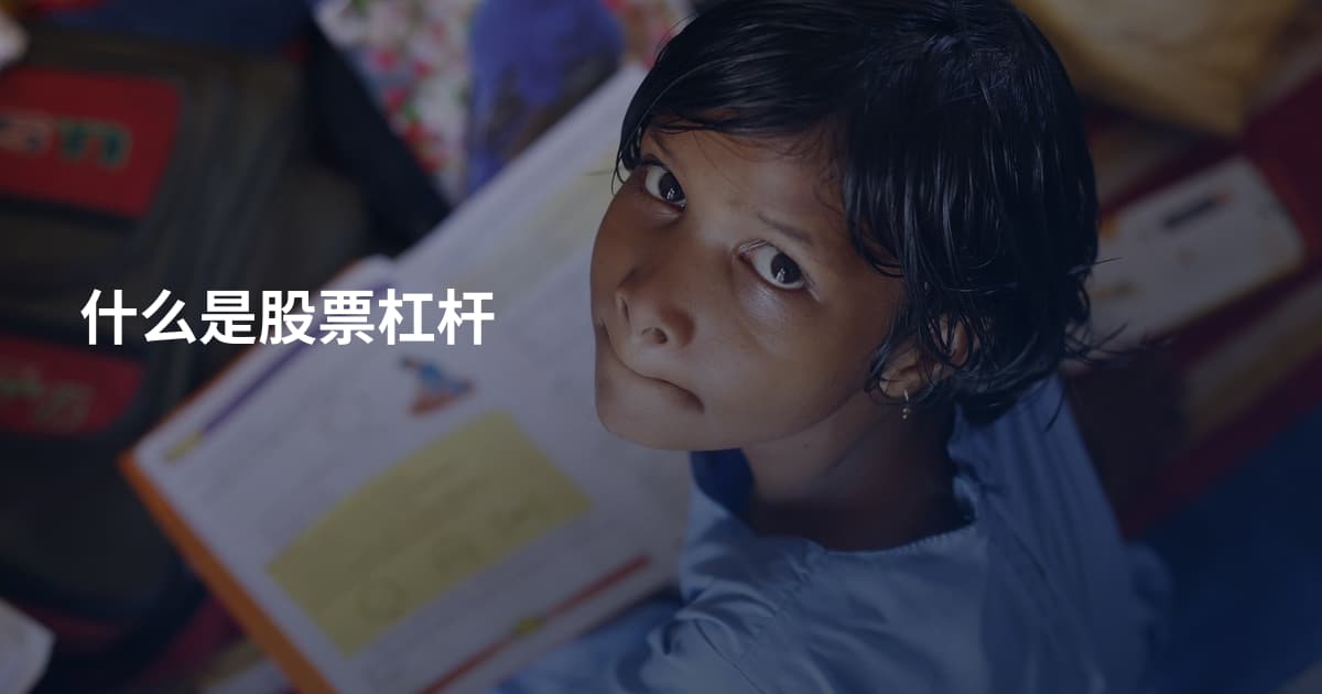 什么是股票杠杆
