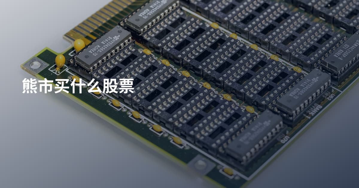 熊市买什么股票