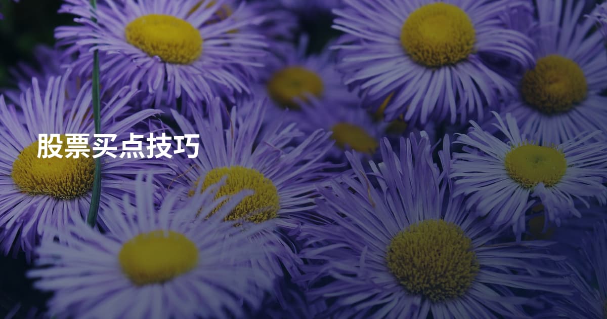 股票买点技巧
