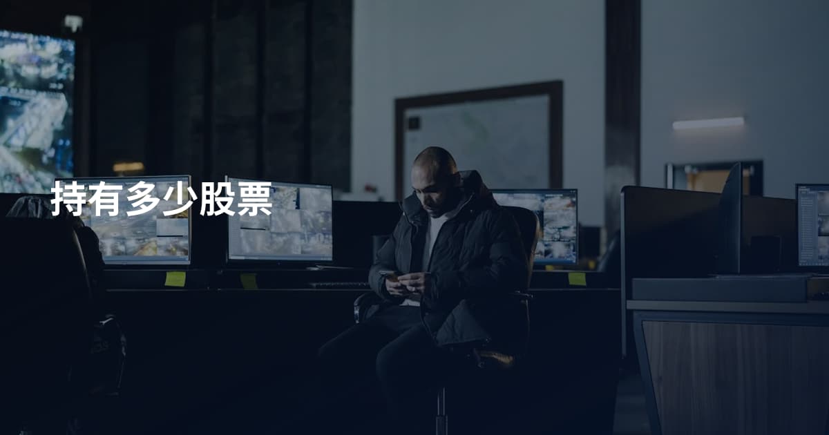 持有多少股票