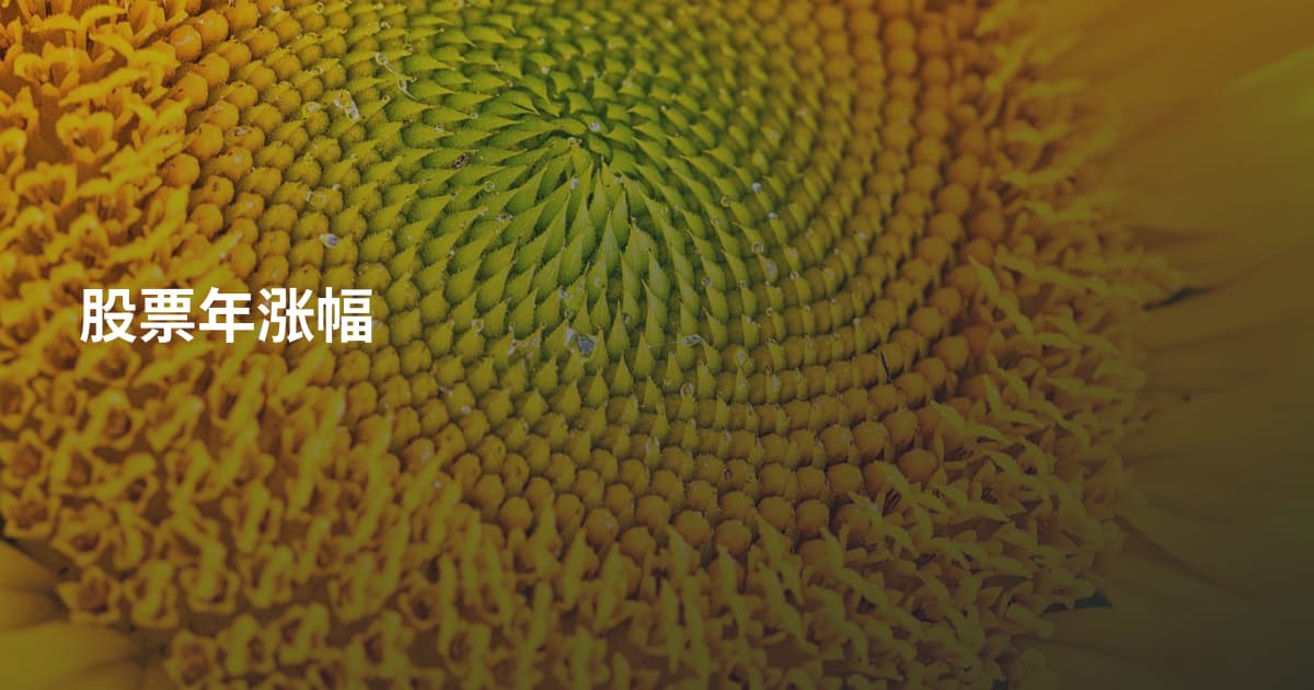股票年涨幅