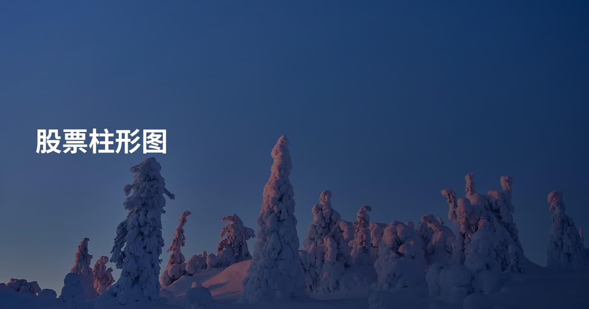 股票柱形图