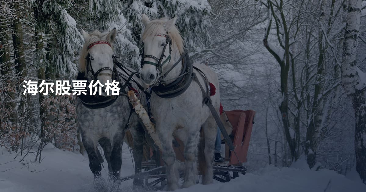 海尔股票价格
