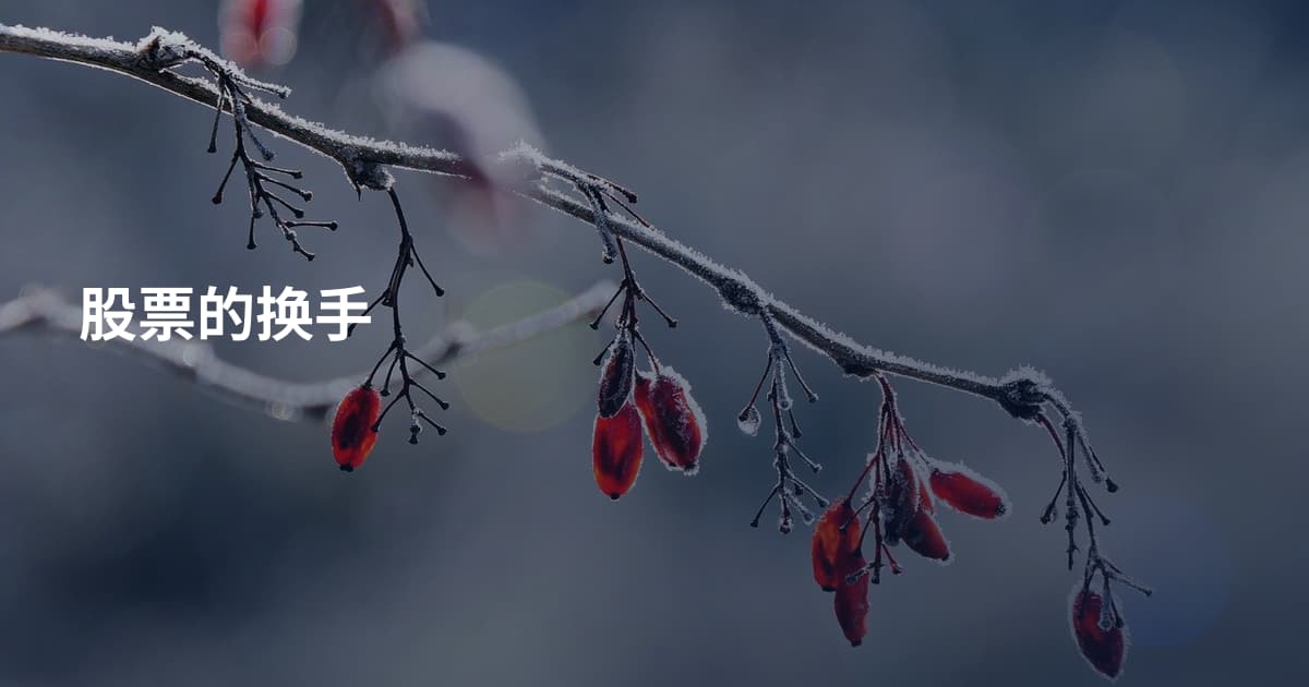 股票的换手