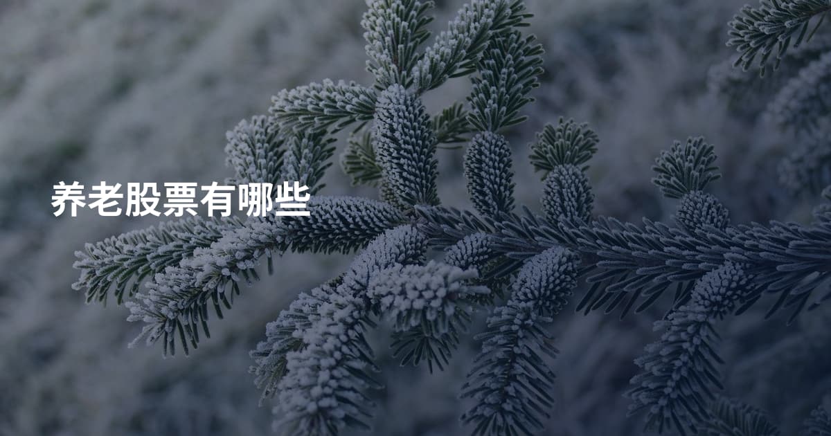 养老股票有哪些