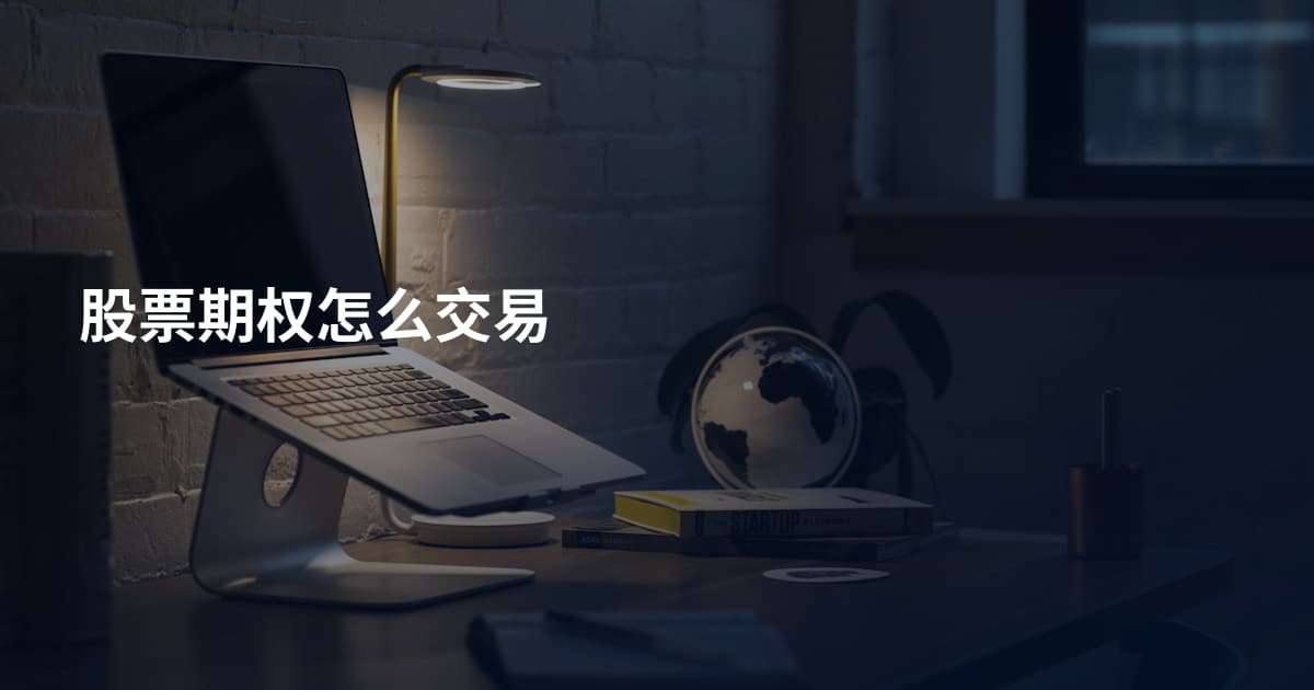 股票期权怎么交易