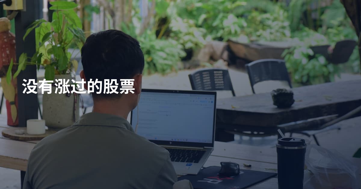 没有涨过的股票