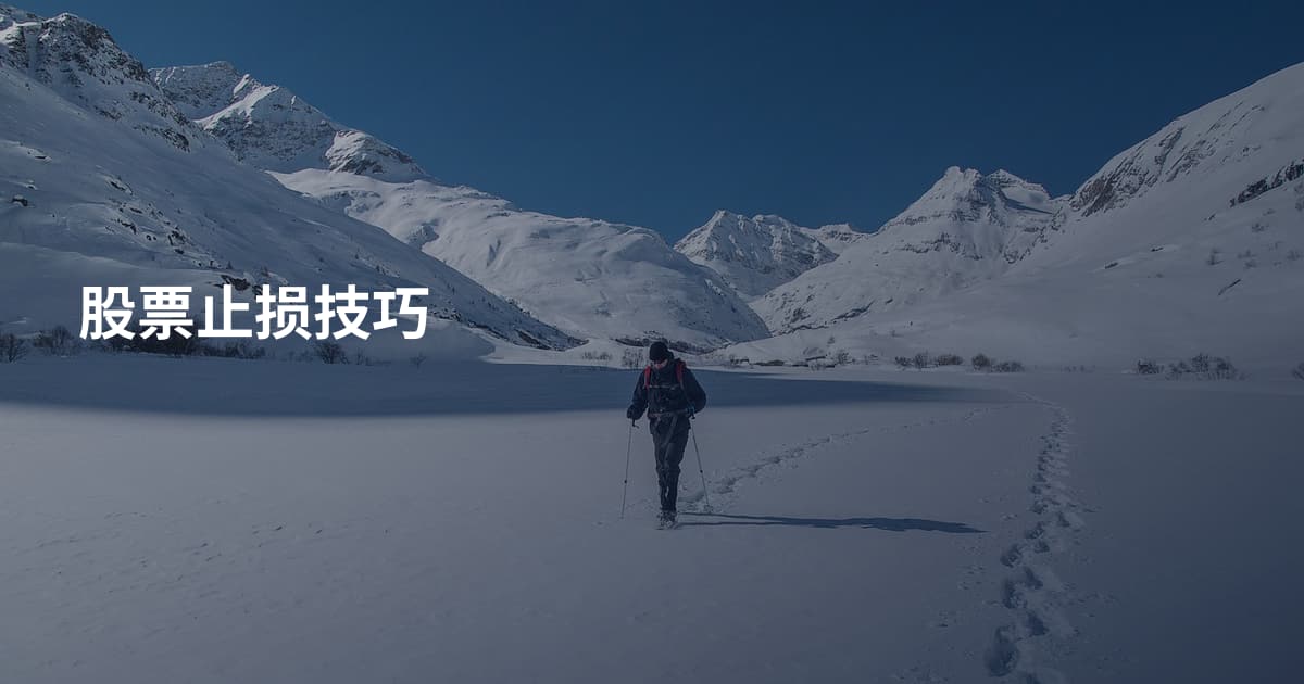 股票止损技巧