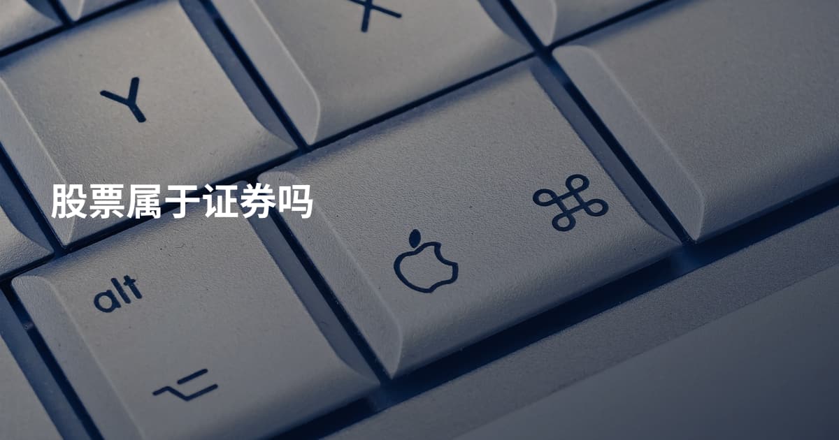 股票属于证券吗