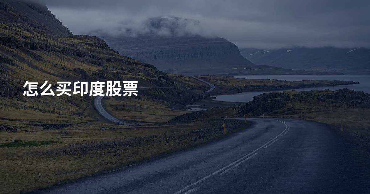怎么买印度股票