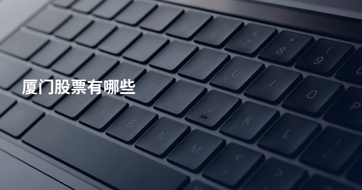 厦门股票有哪些