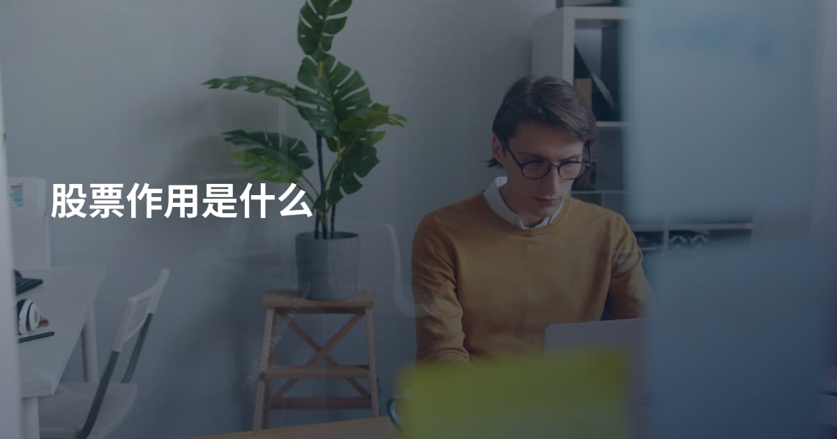 股票作用是什么