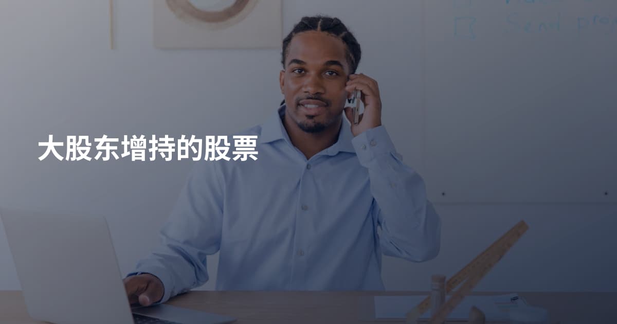 大股东增持的股票