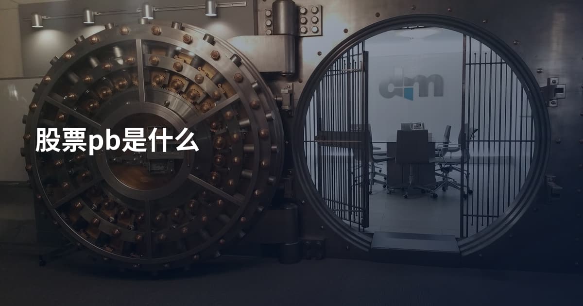 股票pb是什么