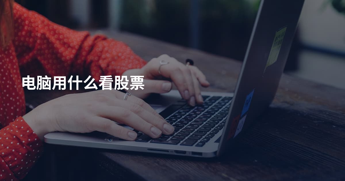 电脑用什么看股票
