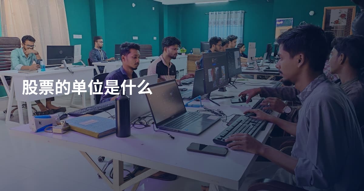 股票的单位是什么