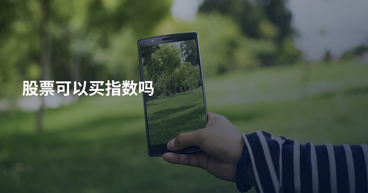 股票可以买指数吗