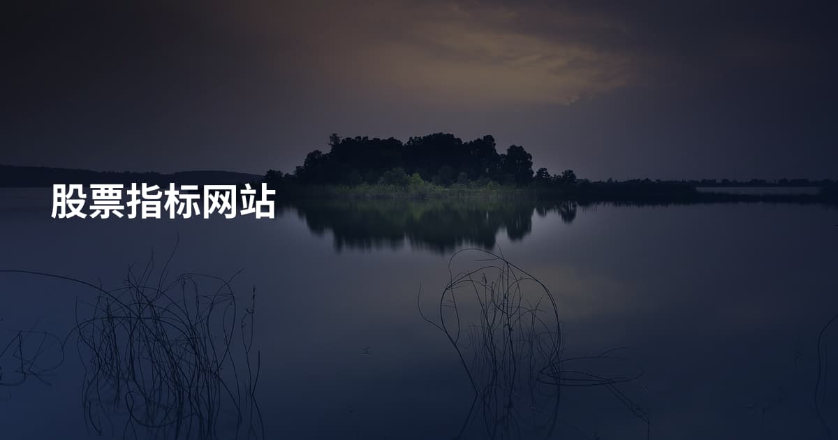 股票指标网站