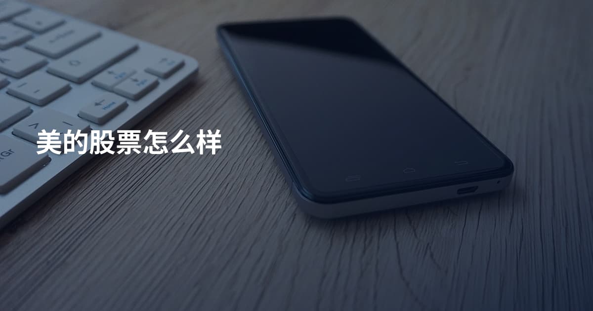美的股票怎么样