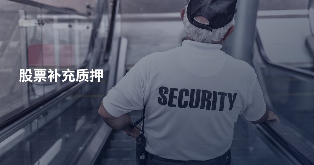 股票补充质押