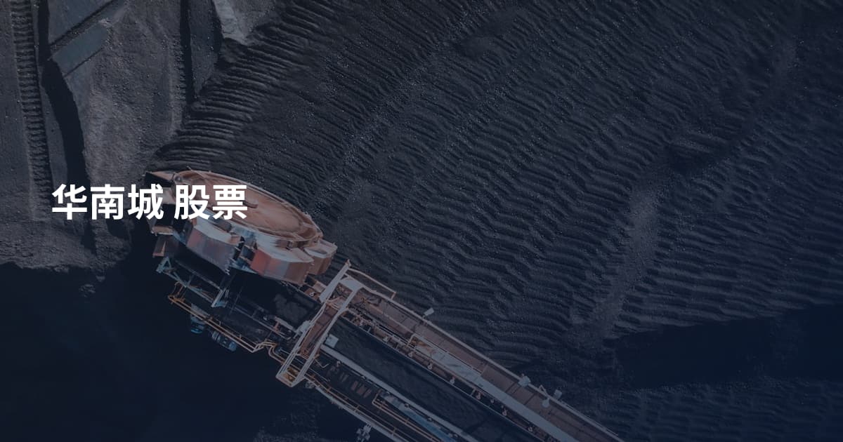 华南城 股票