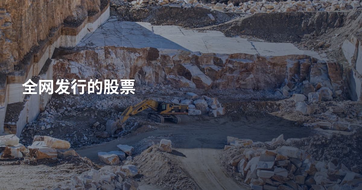 全网发行的股票