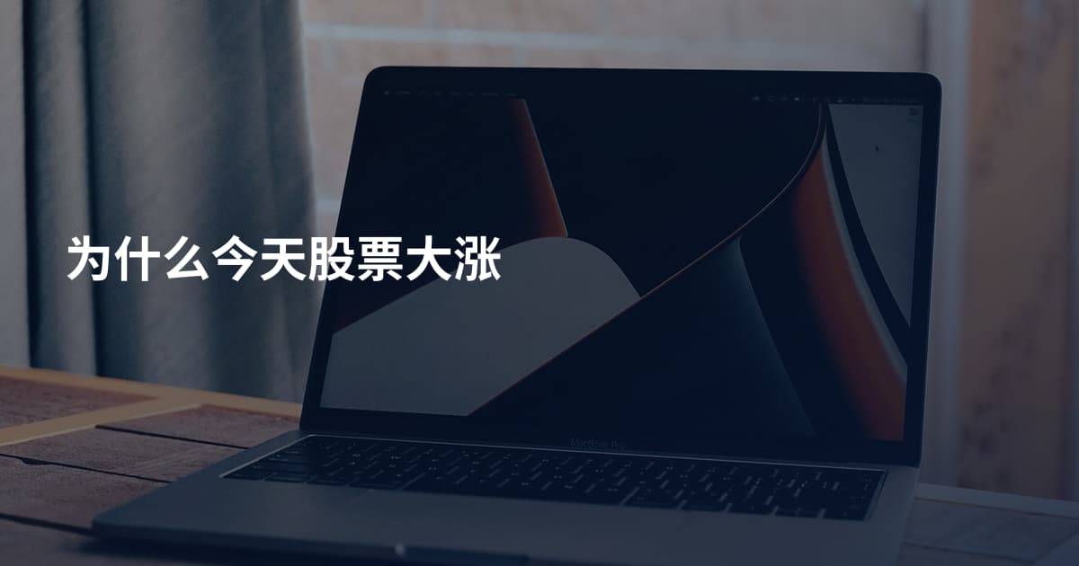 为什么今天股票大涨