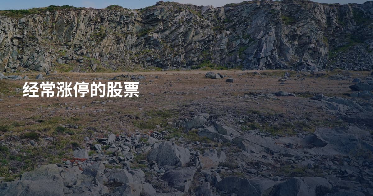 经常涨停的股票