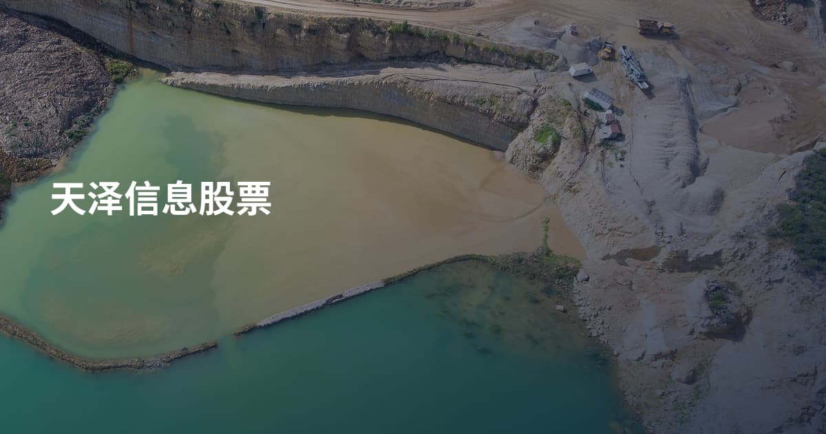 天泽信息股票