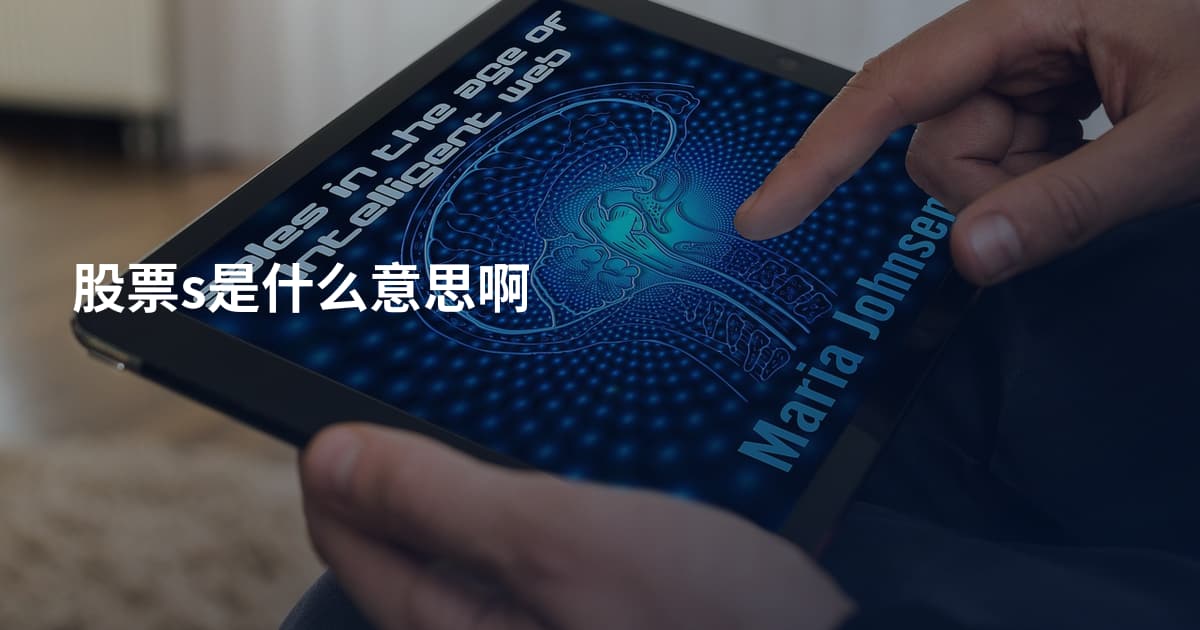 股票s是什么意思啊