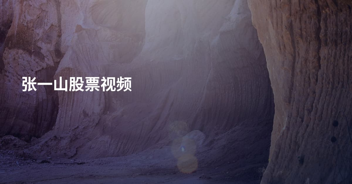 张一山股票视频