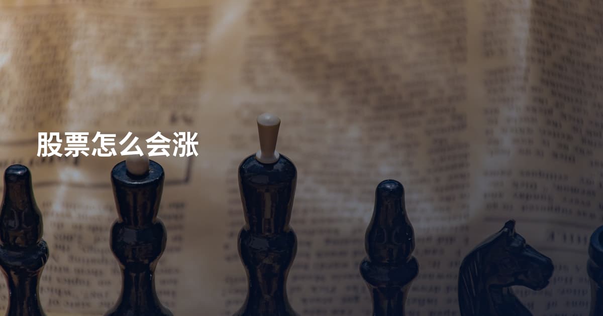 股票怎么会涨