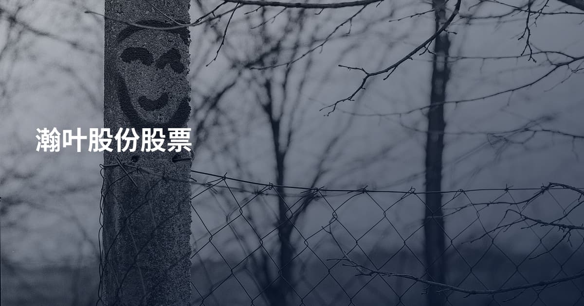 瀚叶股份股票