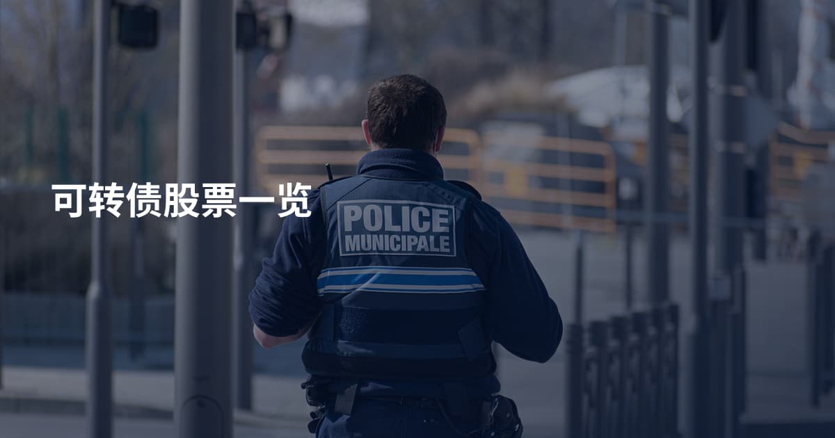 可转债股票一览