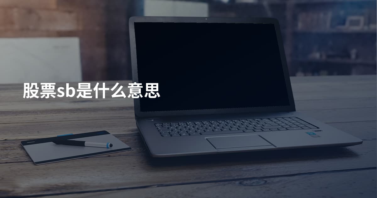 股票sb是什么意思