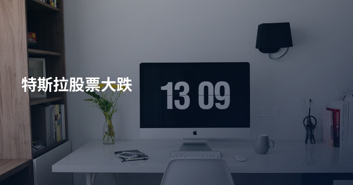 特斯拉股票大跌