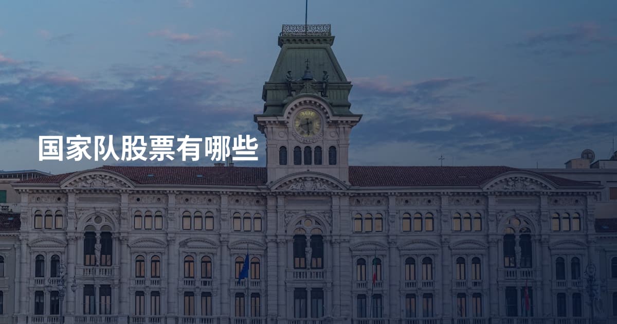国家队股票有哪些