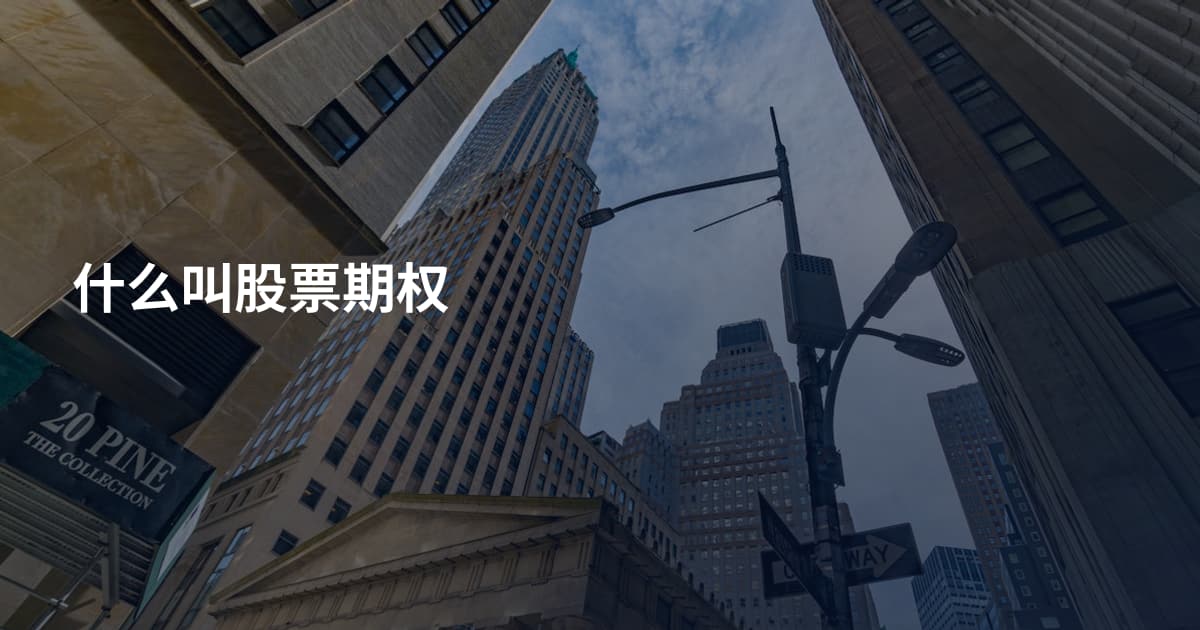 什么叫股票期权