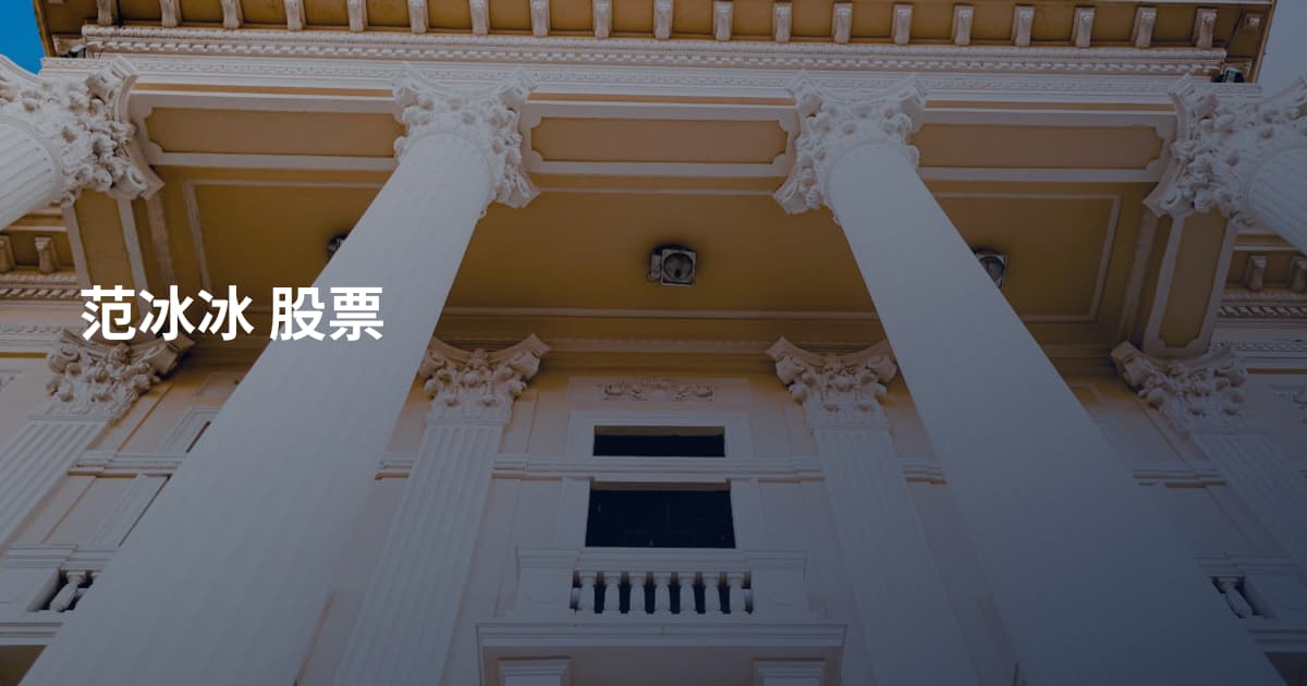 范冰冰 股票