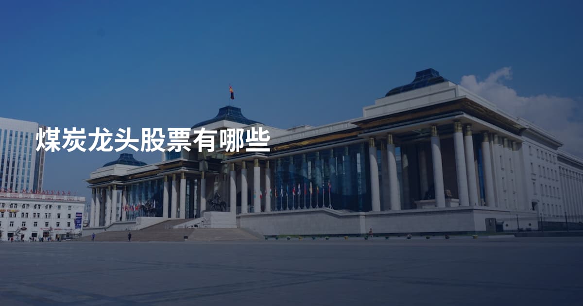 煤炭龙头股票有哪些