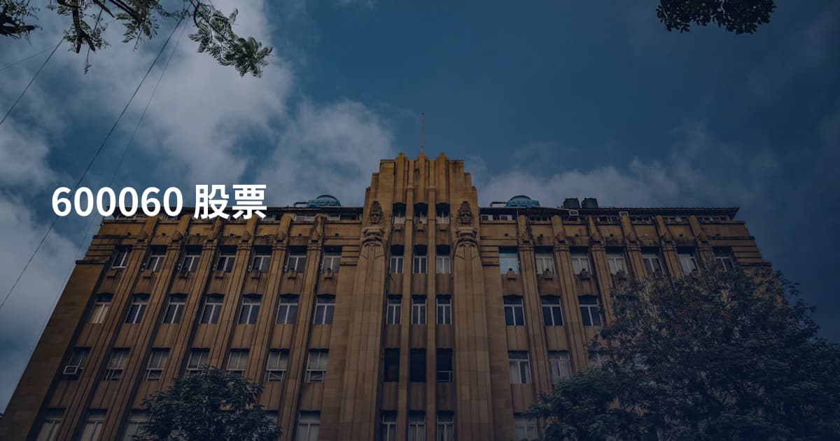 600060 股票