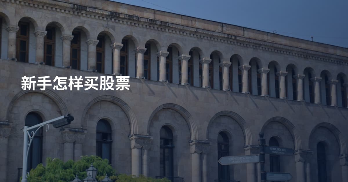 新手怎样买股票