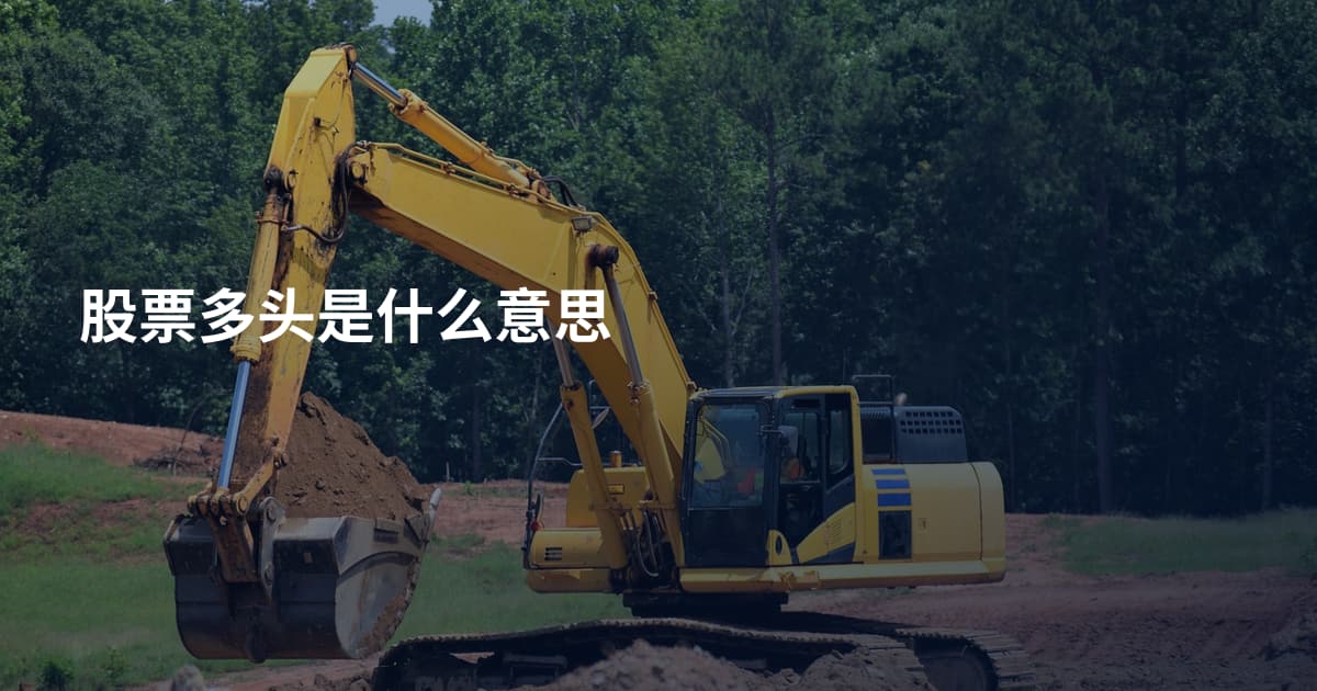 股票多头是什么意思