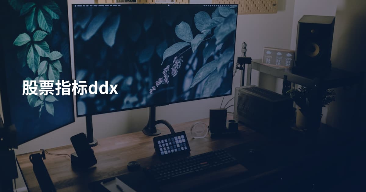 股票指标ddx