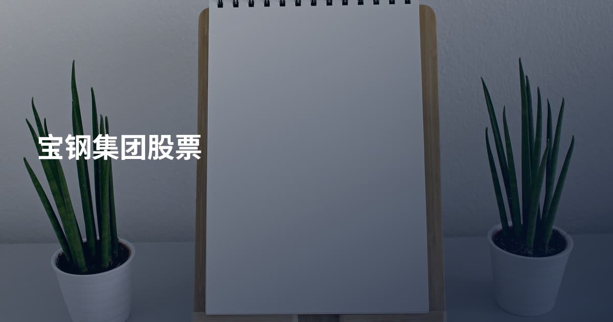 宝钢集团股票