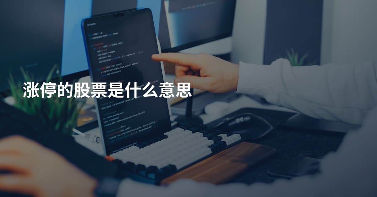涨停的股票是什么意思