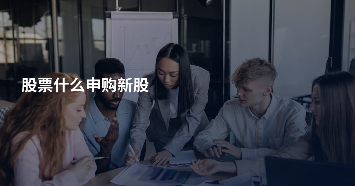 股票什么申购新股