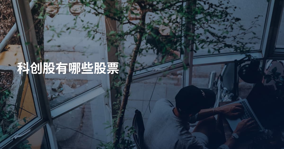 科创股有哪些股票