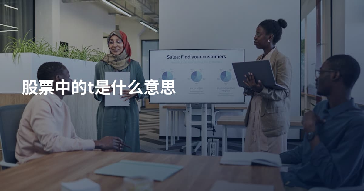 股票中的t是什么意思