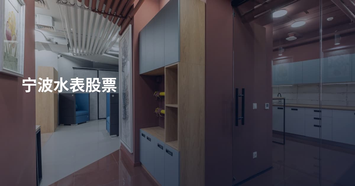 宁波水表股票